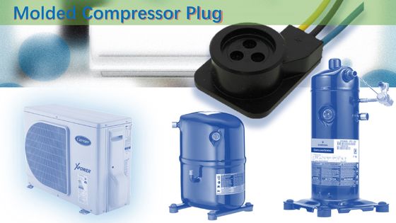 Cavo di CA di CC che fissa il condizionatore d'aria del trasportatore di misura della spina del compressore modellato cablaggio elettronico