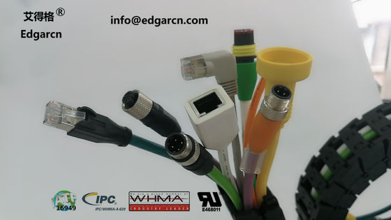 Pur / Tpu Canopen Cable M12 A Coding Maschio A Femmina Lunghezza 1500mm Con Shiled