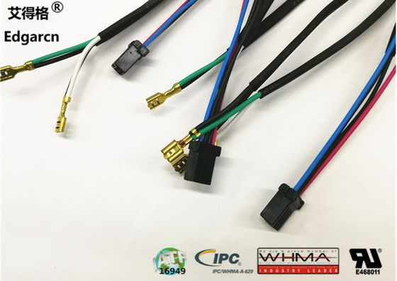 Cablaggio automobilistico per specchietto retrovisore elettrico con connettore multigiro Tyco 4 pin 040