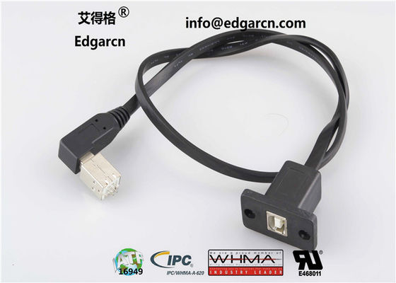 Cavo di comunicazione dati personalizzato Cavo di stampa / adattatore tipo USB B in tipo USB B