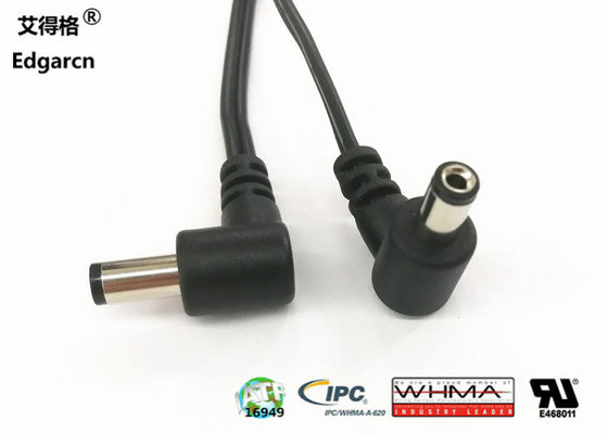 Cavo di prolunga di potenza DC Dv per cavo di alimentazione ad angolo retto Edgar Industrial 5.5 * 2.1mm Maschio