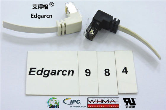 Spina del cavo Rj45 del materiale di Cat5e Utp del PVC con lunghezza / colore su misura
