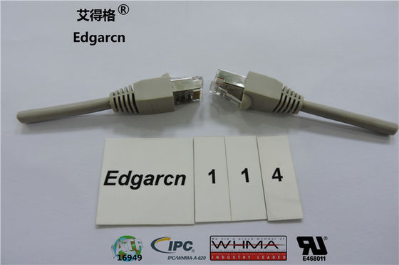 Spina del cavo Rj45 del materiale di Cat5e Utp del PVC con lunghezza / colore su misura