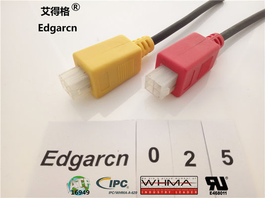 Materiale in pvc Molex Micro Fit, misura personalizzata Overmolded Molex Mini Fit Jr