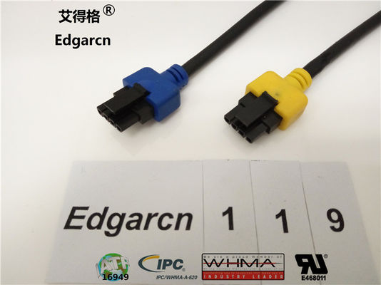 Assemblaggi di fili personalizzati durevoli Ul2464 Molex Micro-fit di tipo overmolded