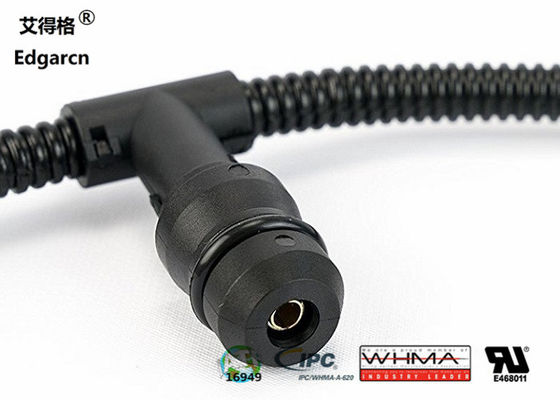 Materiale diesel del cablaggio Pa66 del motore della candela d'accensione nel colore nero Iatf16949