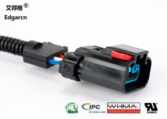 Materiale diesel del cablaggio Pa66 del motore della candela d'accensione nel colore nero Iatf16949