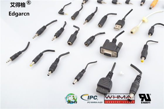 Assemblati cavi personalizzati industriali Dc Cavo di alimentazione Cavo Cigarette Ce Rohs Listed