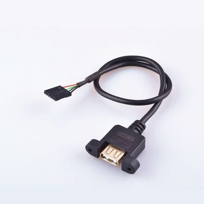 Cavo di trasferimento dati 2 orecchie, tipo di iniezione di plastica femmina tipo Usb 2.0 A